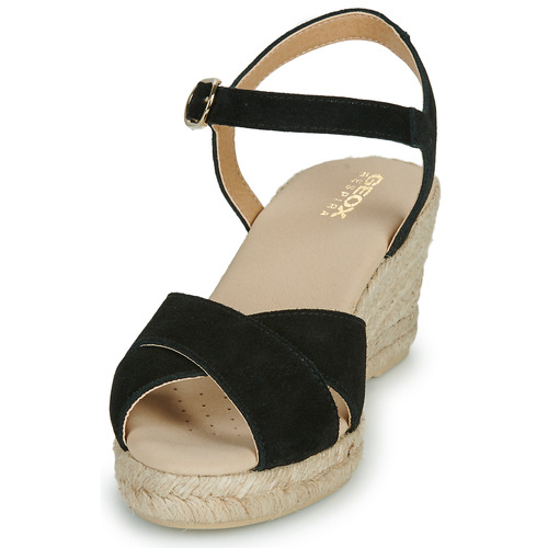 Geox - D GELSA LOW - Noir / Beige