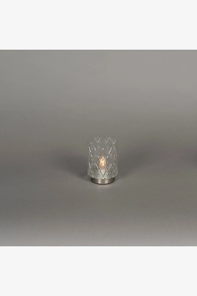 B/O Led-lys med glass 11 cm