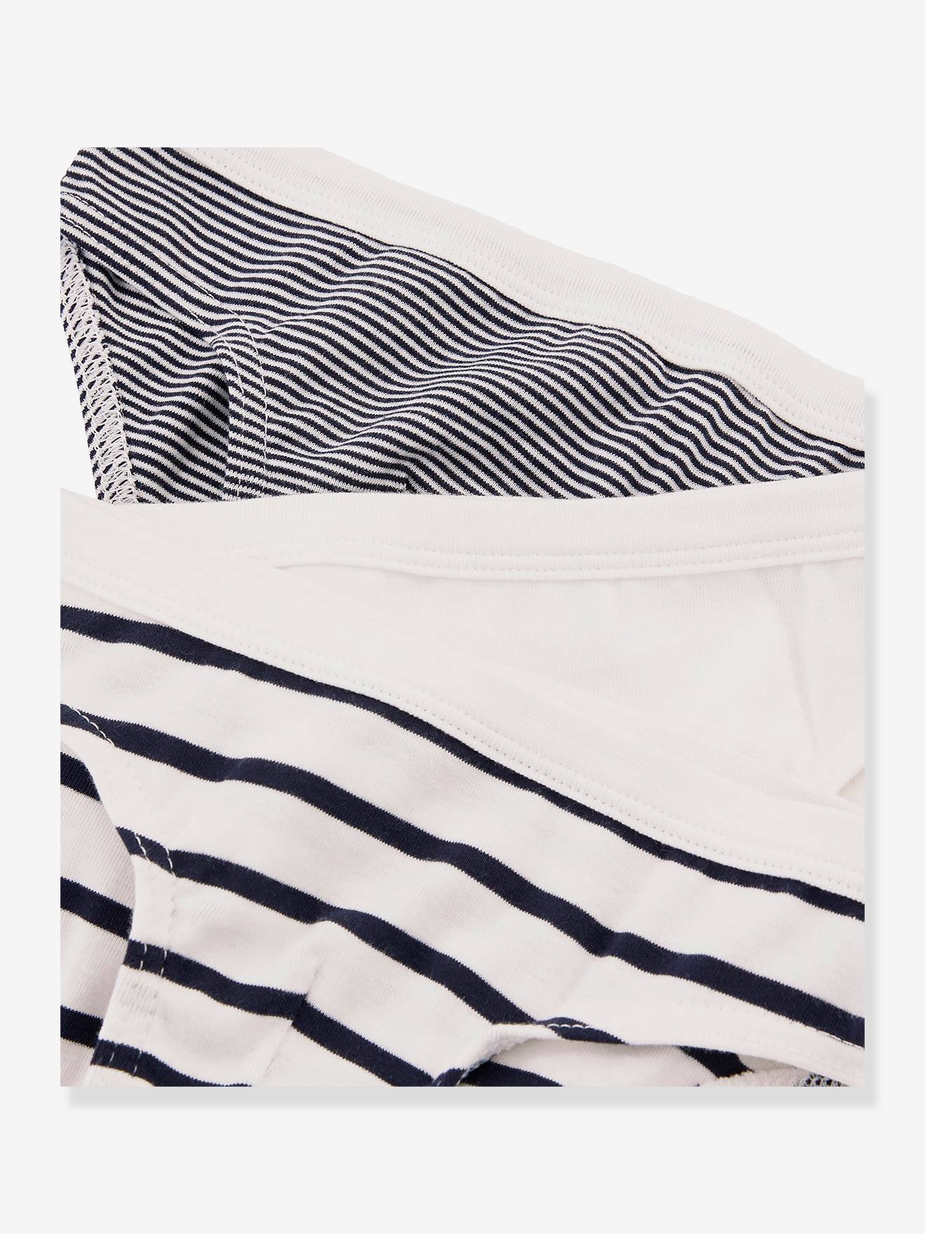 Lote com 3 calcinhas brancas PETIT BATEAU