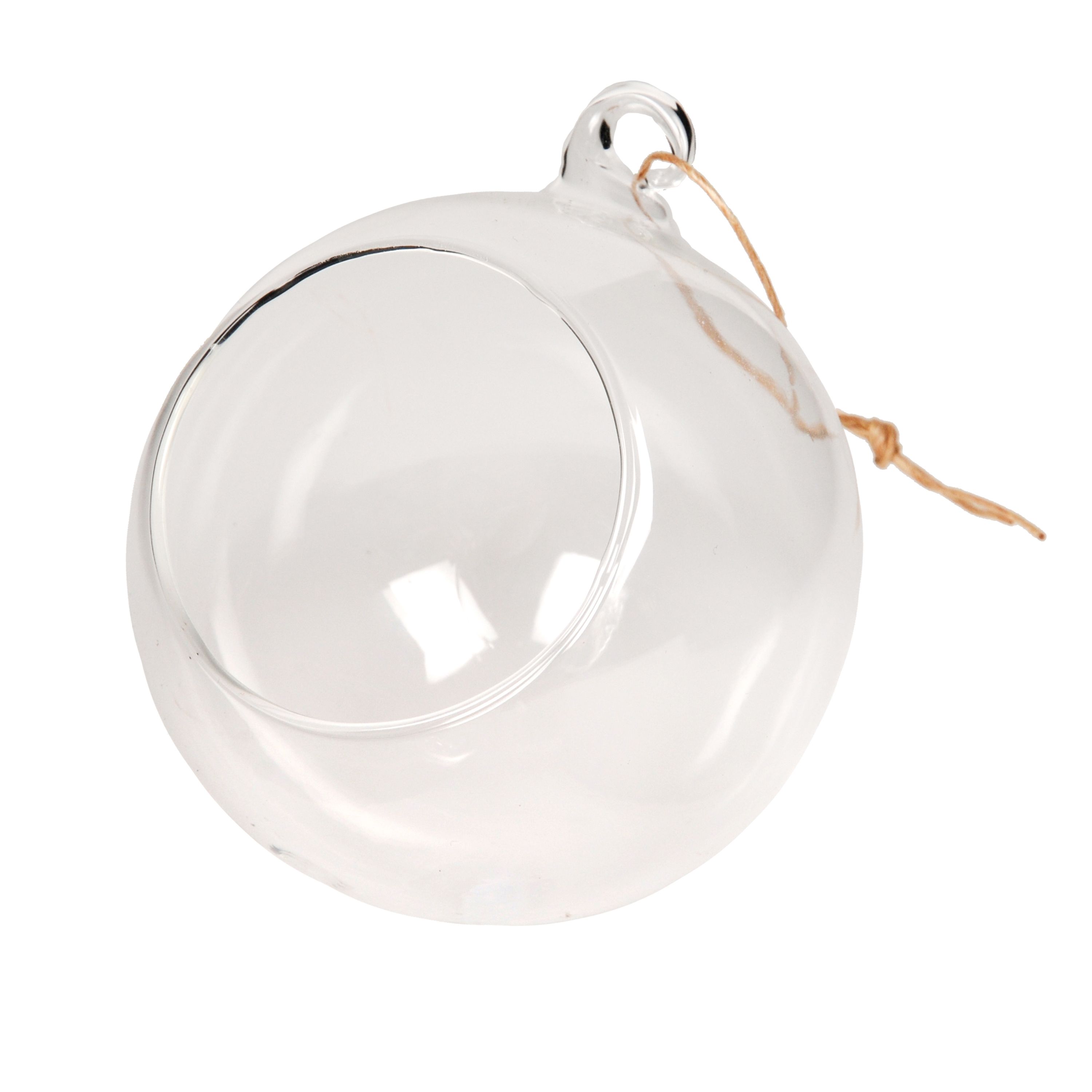 Hanger van glas, open, Ø 10 cm