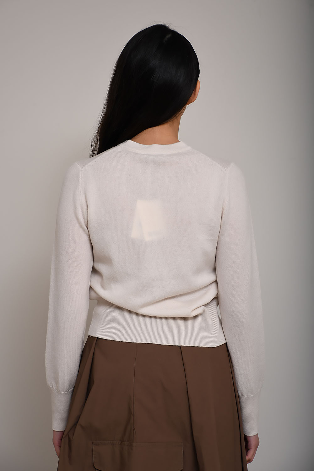 Wool knitted cardigan