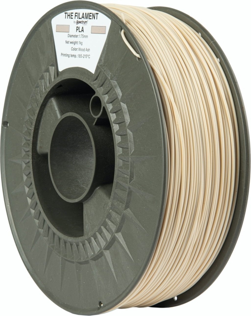 The Filament  PLA Wood Ash, 1,75 mm / 1000 g    Zuverlässiges & kostengünstiges PLA in Wood Ash