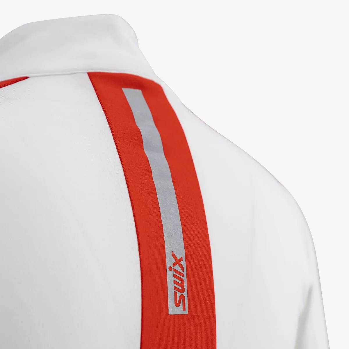 Swix Roadline Nts Half Zip Baselayer Top W Bright White/Fiery Red