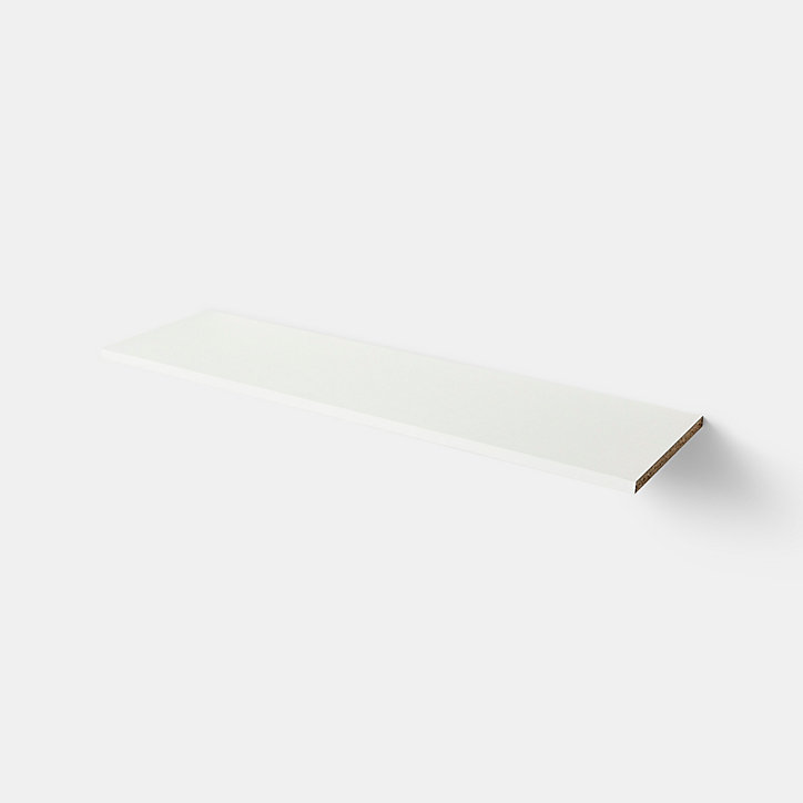Etagère pour caisson haut de cuisine GoodHome Caraway Blanc l. 1 m, 2 pièces