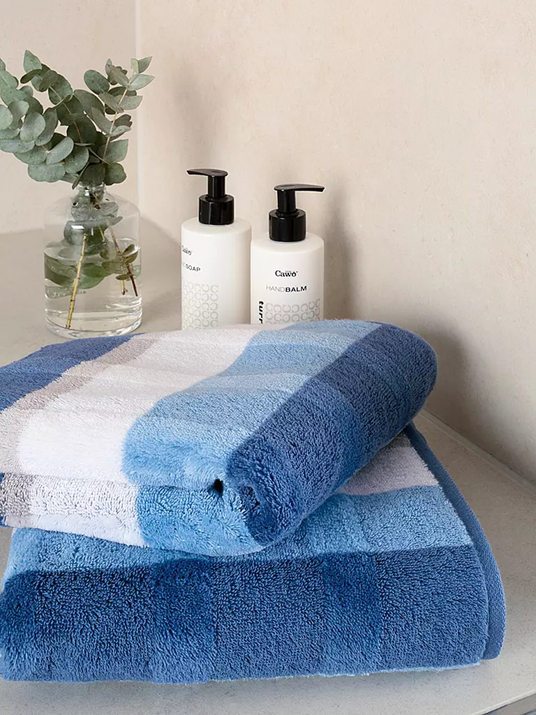 CAWÖ Handtuch NOBLESSE 50x100cm Saphir blau