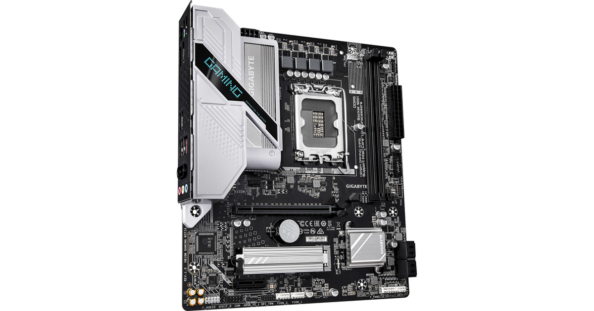 GIGABYTEH810M GAMING WIFI6 socket 1851 moederbord  (RAID, Gb-LAN, Sound, µATX)
