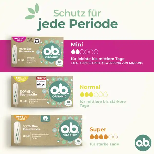 Organic Tampons Mini