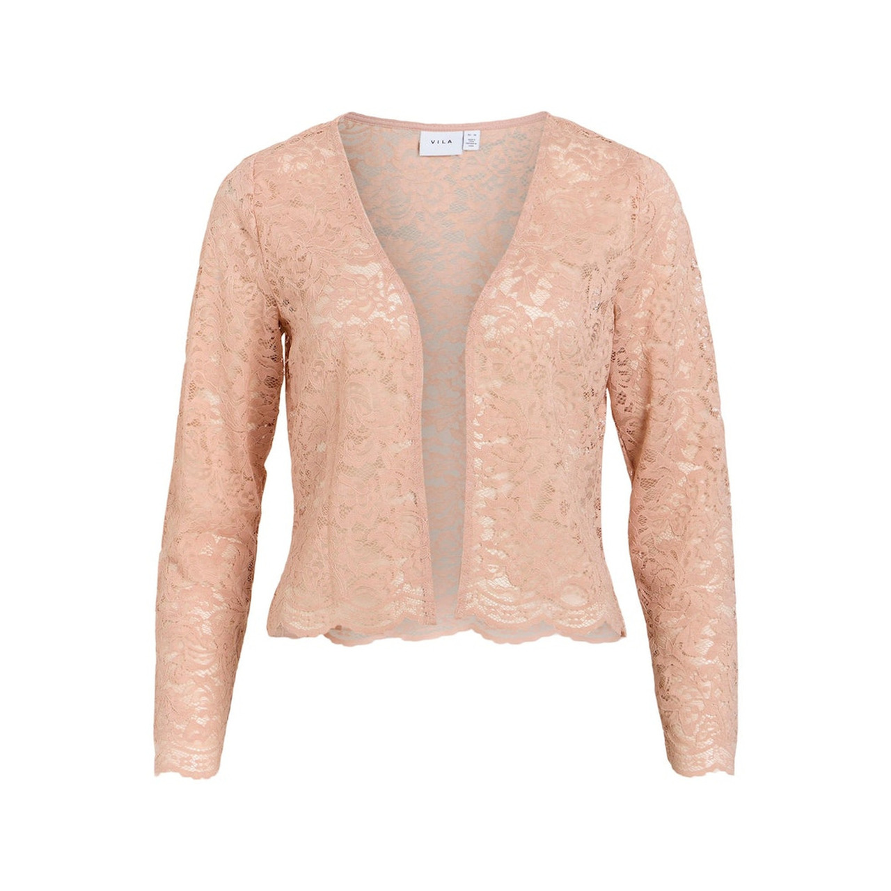 Vila VIESTEA LACE L/S COVER UP/BM/D