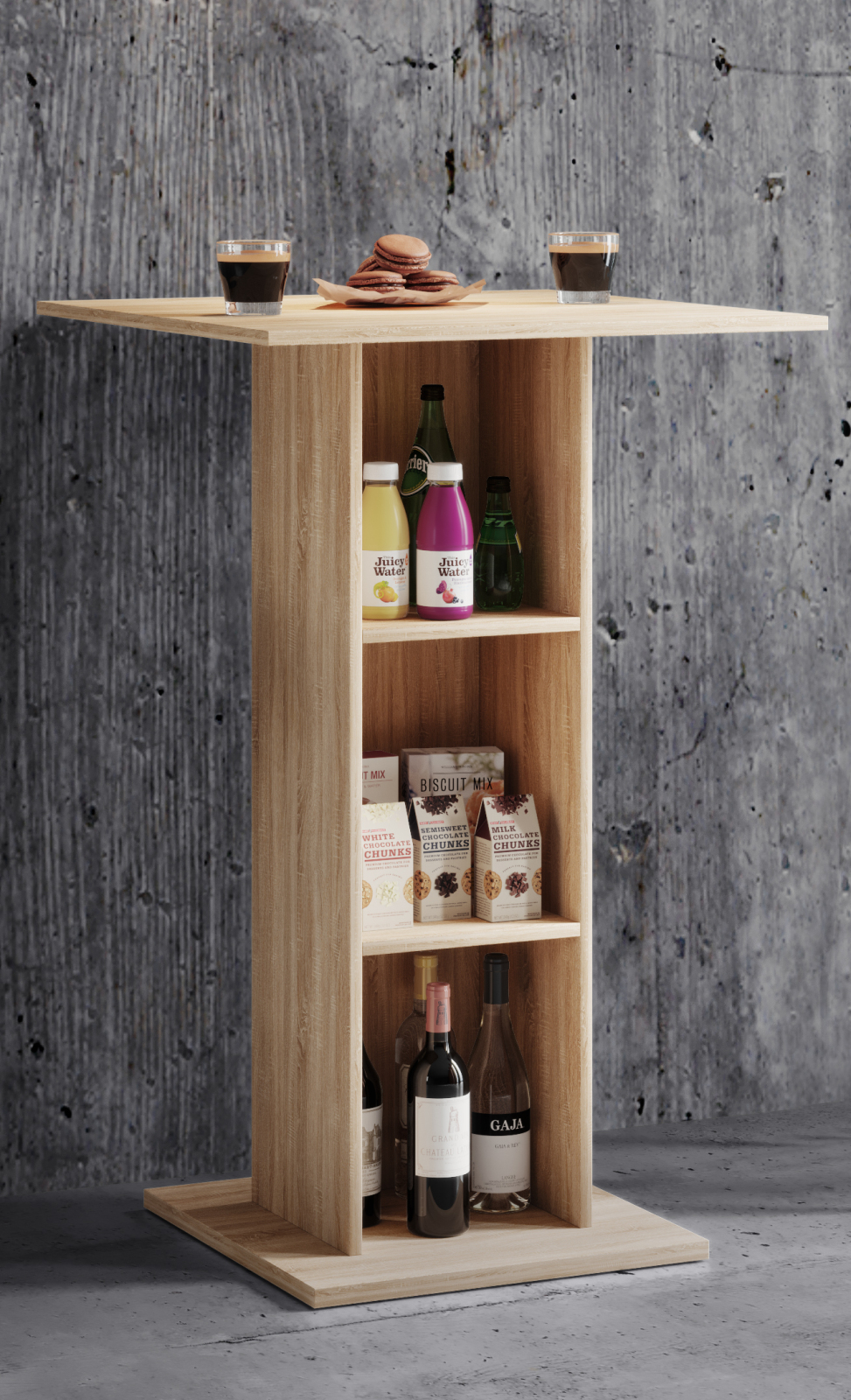 Bartisch STANDOS - Sonoma-Eiche - 70 cm