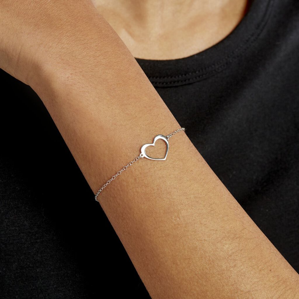 Bracelet Cosima Argent Blanc