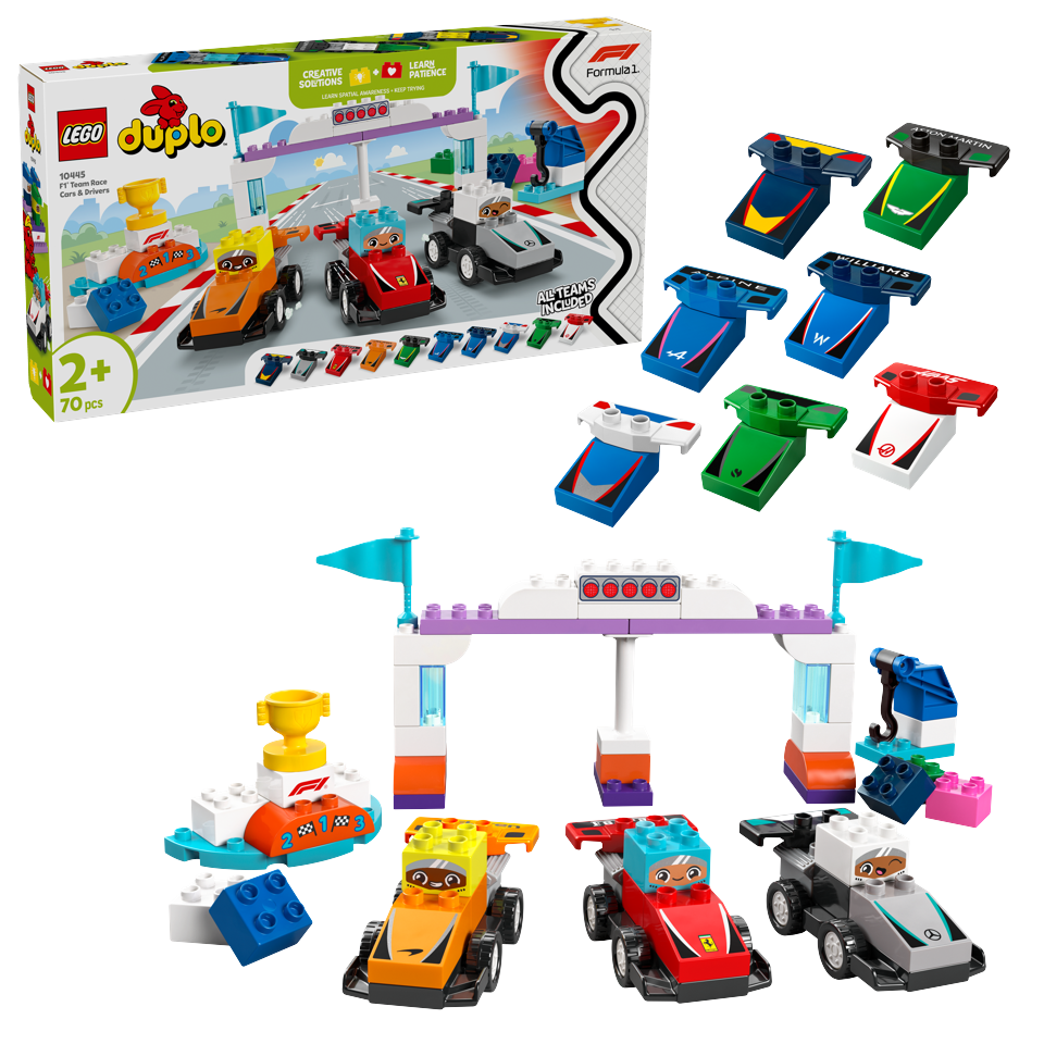 LEGO - DUPLO Town - F1®-teams med racerbiler og kørere (10445)