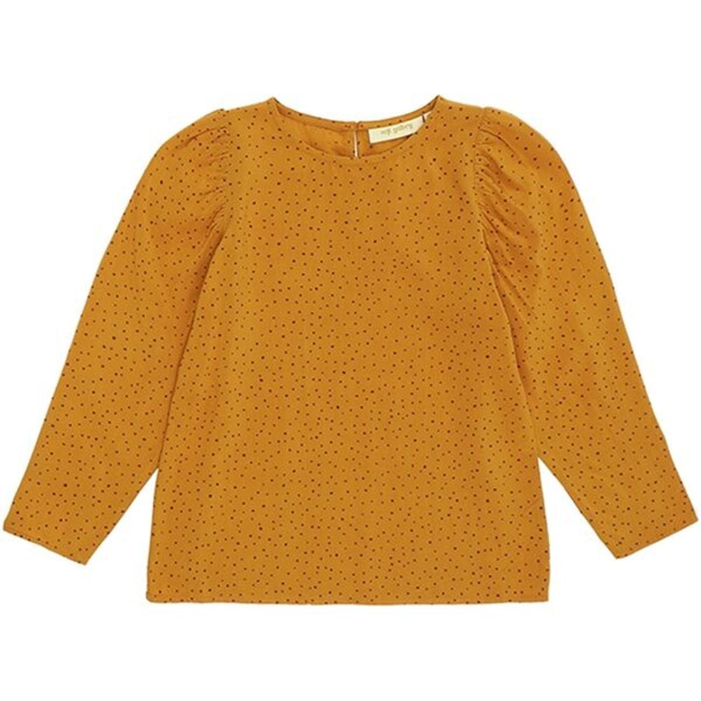 Køb Soft Gallery Inca Gold Trio Dotties Gaelle Bluse