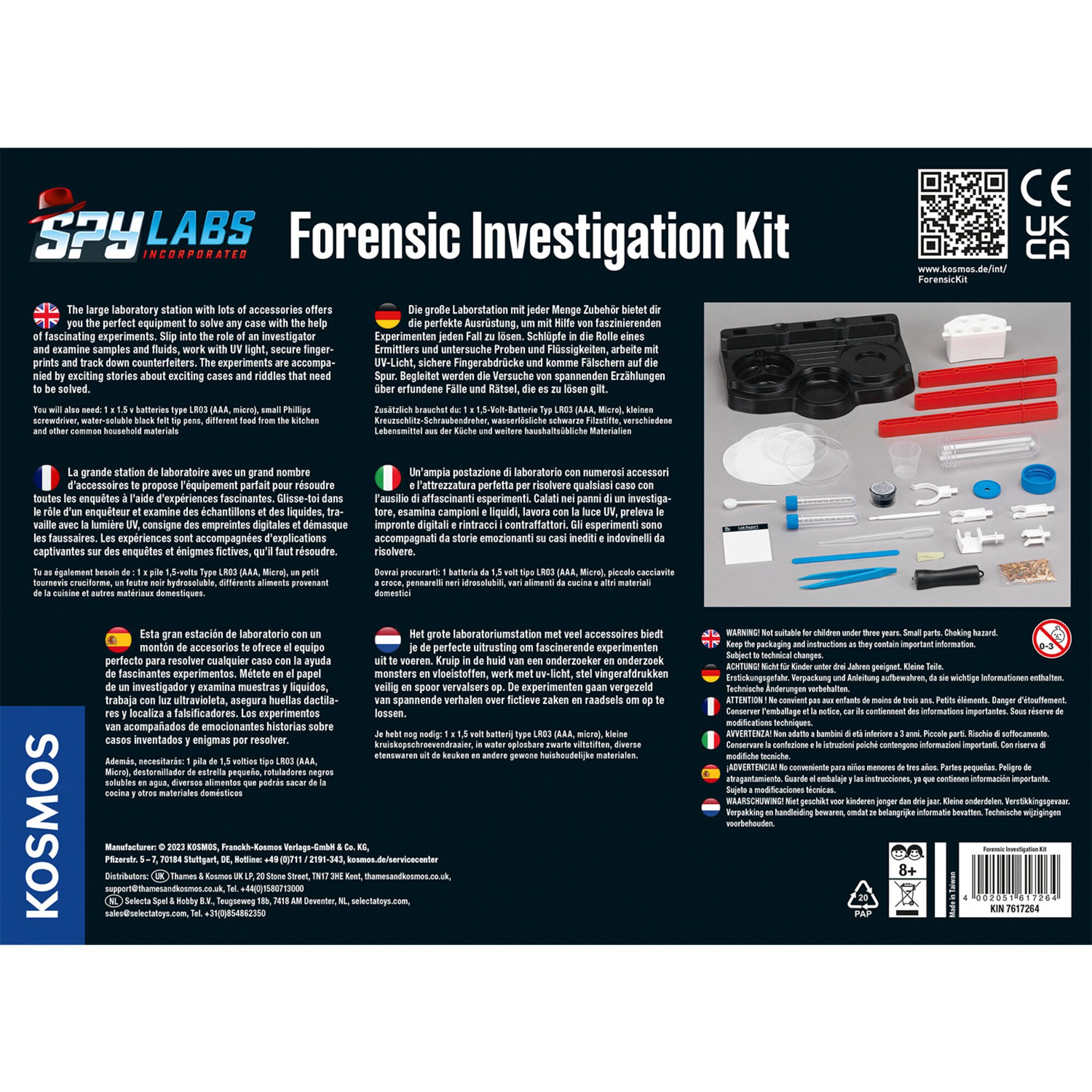 Kosmos Detektiv-Sets Spy Labs Incorporated Forensic Investigation Kit