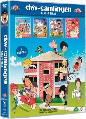 Støv Samlingen - Støv På Hjernen 1-4 Boks - DVD