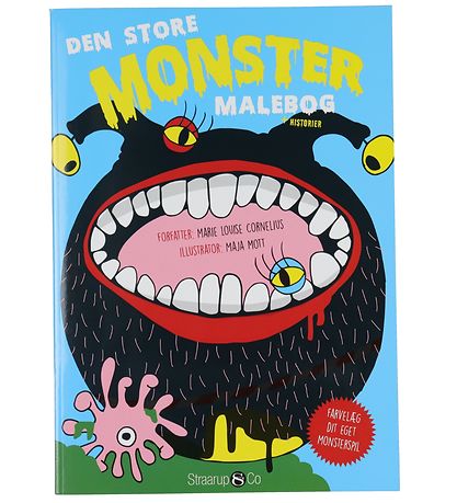 Straarup & Co Malbuch - Das Große Monster Malbuch - Dänisch