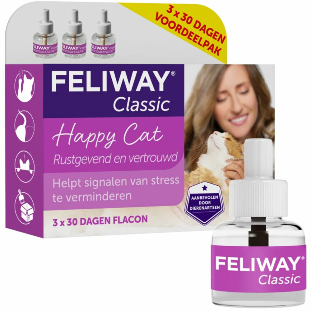 Feliway Classic Navulling3 x 48 ml