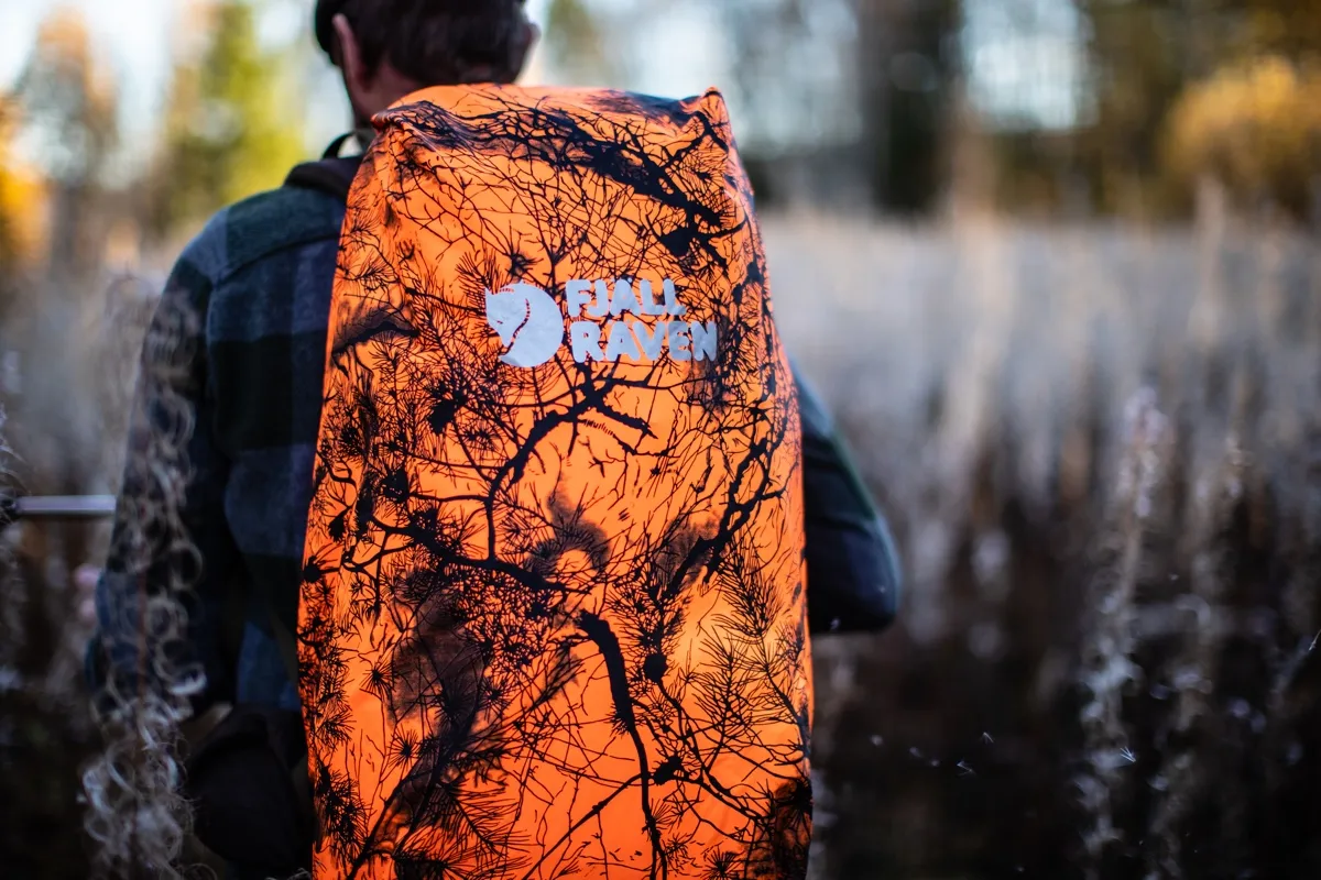 Fjällräven Hunting Rain Cover 16-28L Safety Orange