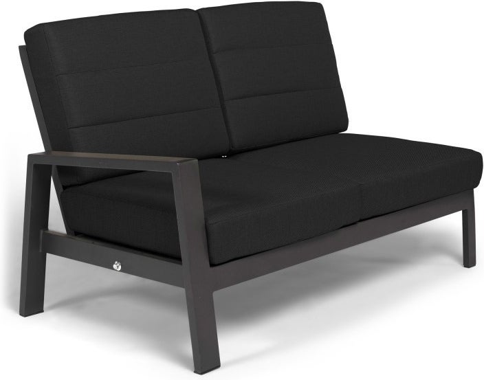 Tierra Outdoor 2-zits loungebank rechts Queens antraciet