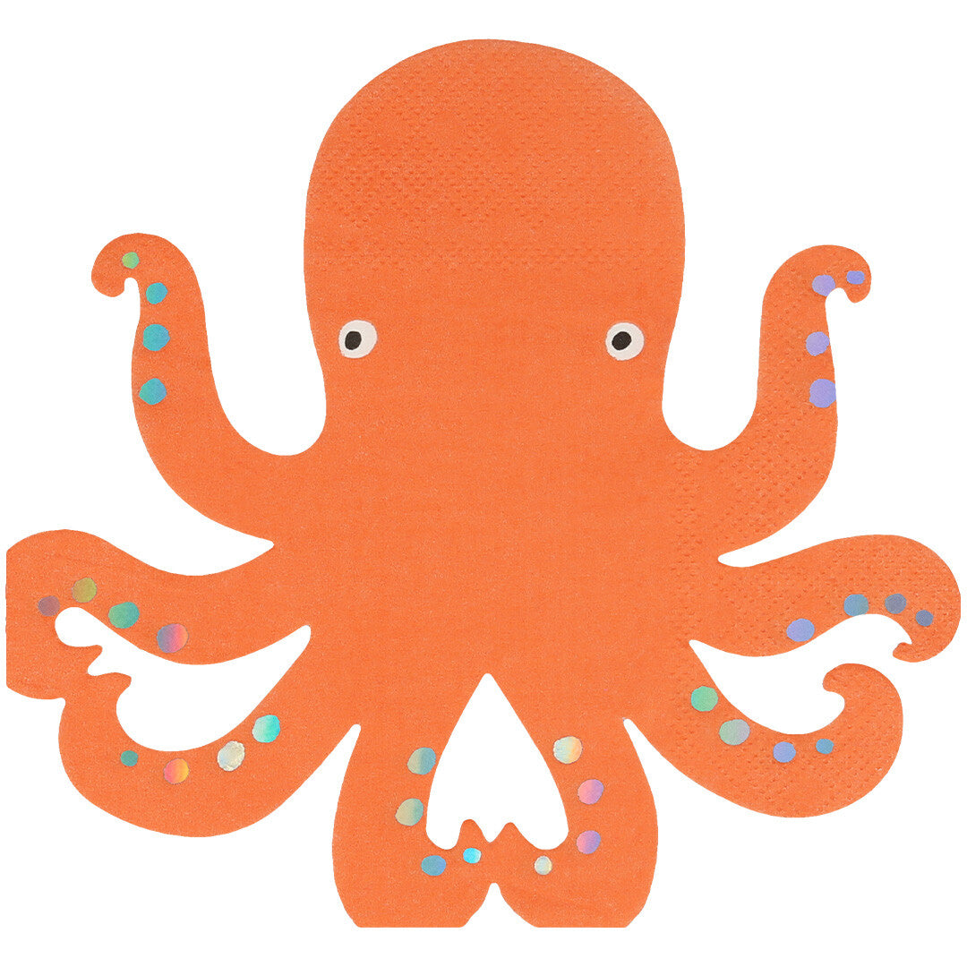 Meri meri servetten octopus - 16st
