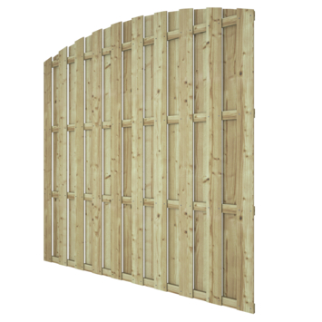 Schutting Wales toog grenen hout 180 x 180 cm