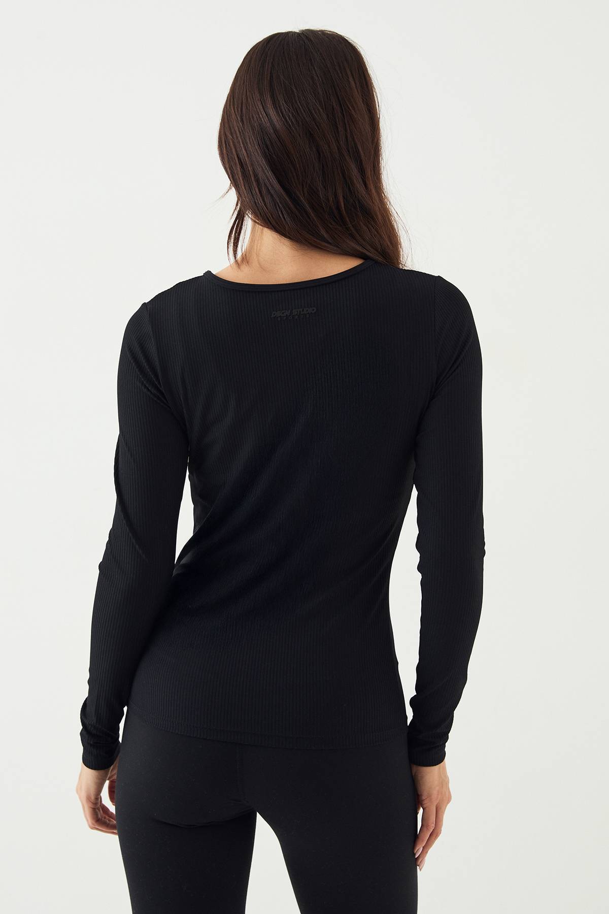 Haut à Manches Longues DSGN Studio Ultra Sculpt Côtelé Boutonné