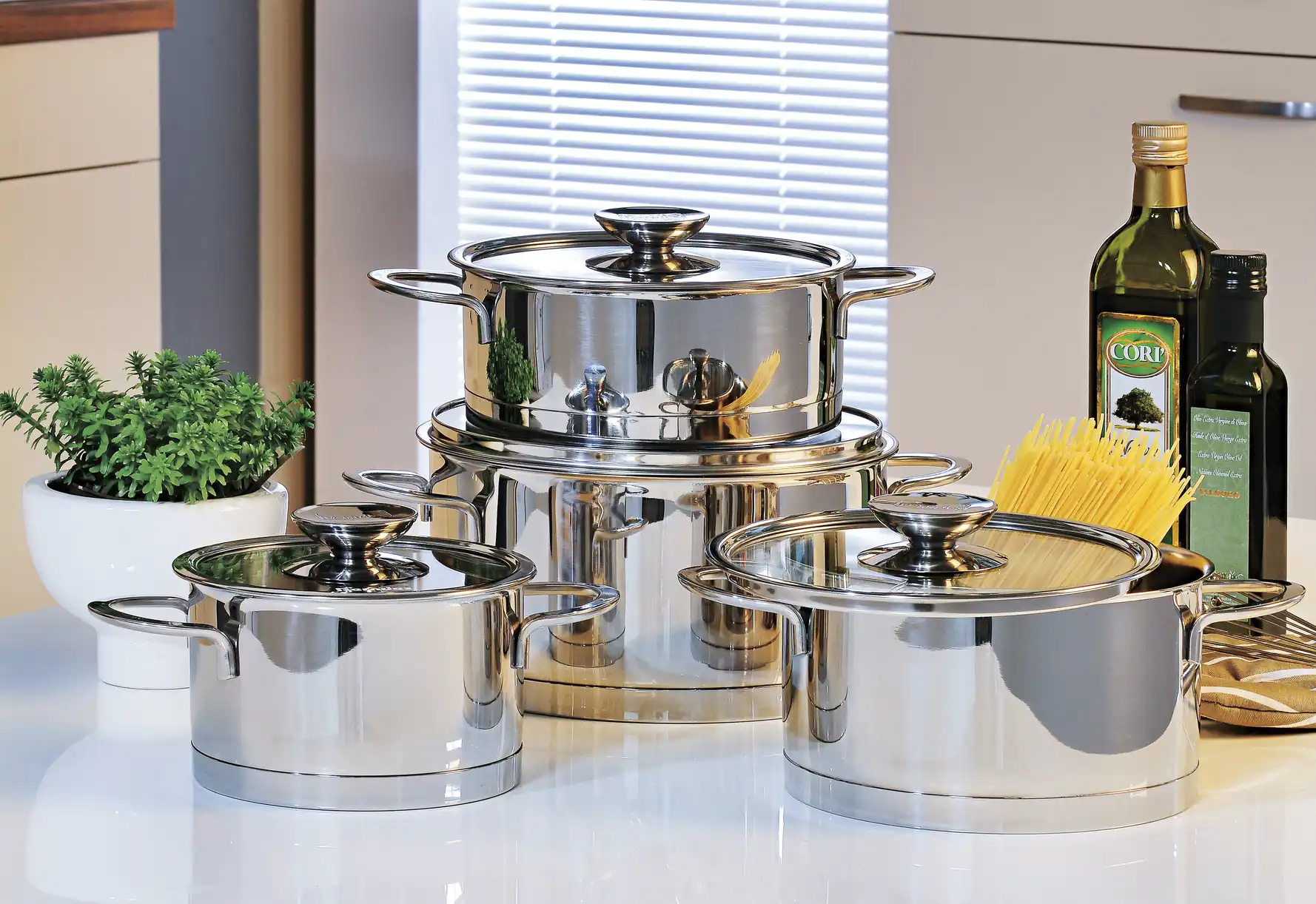 Berndes Topfset, 8-teilig Millesima