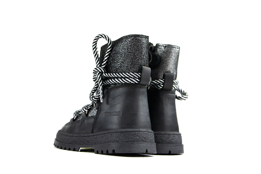 Pinocchio Boot Dark Silver