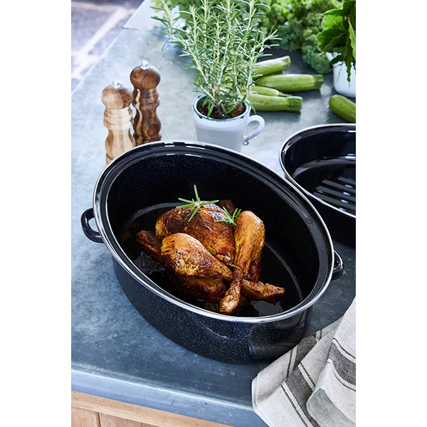 Roaster 42 cm acier émaillé Baumalu