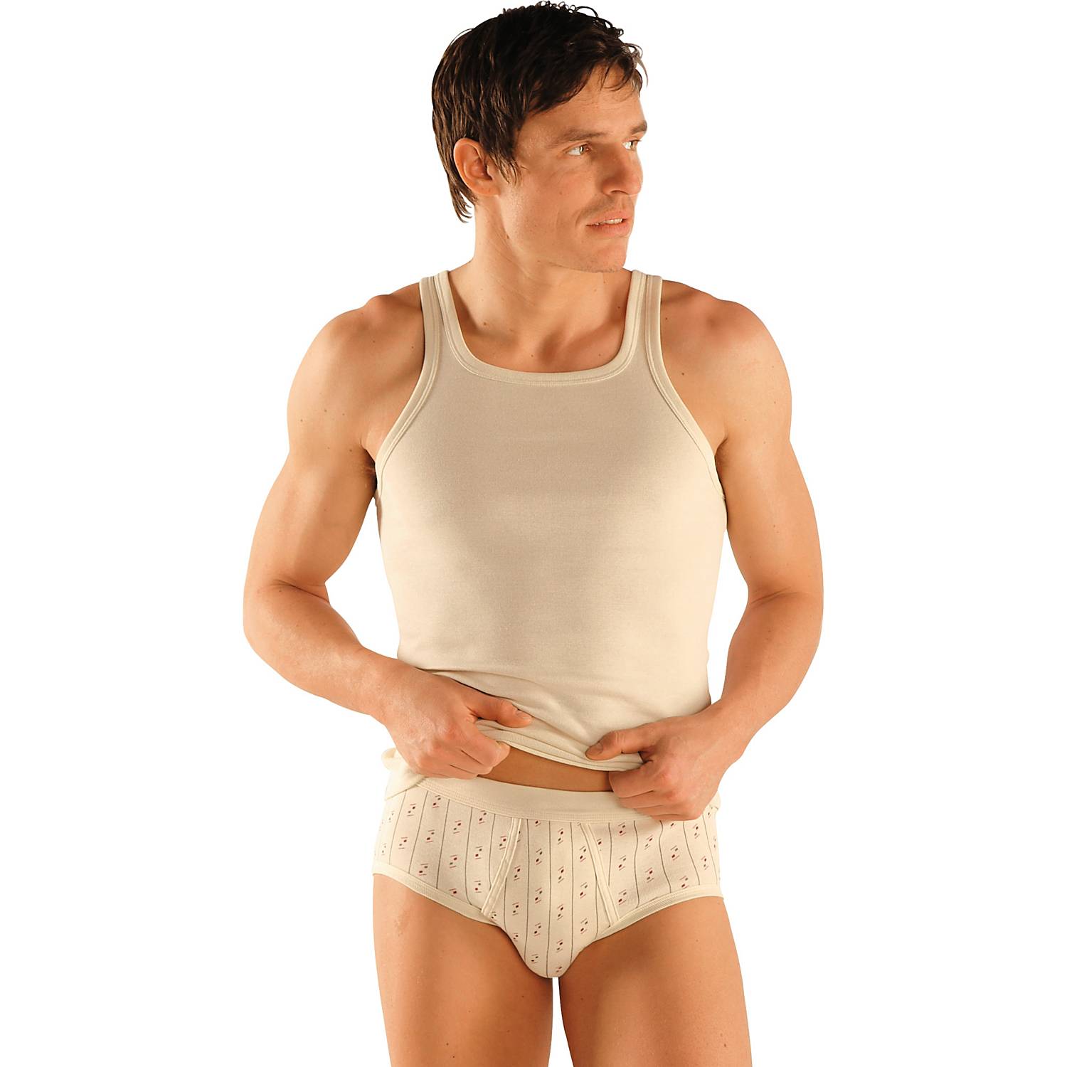 Conta Feinripp Herren-Unterhemd im 2er-Pack
