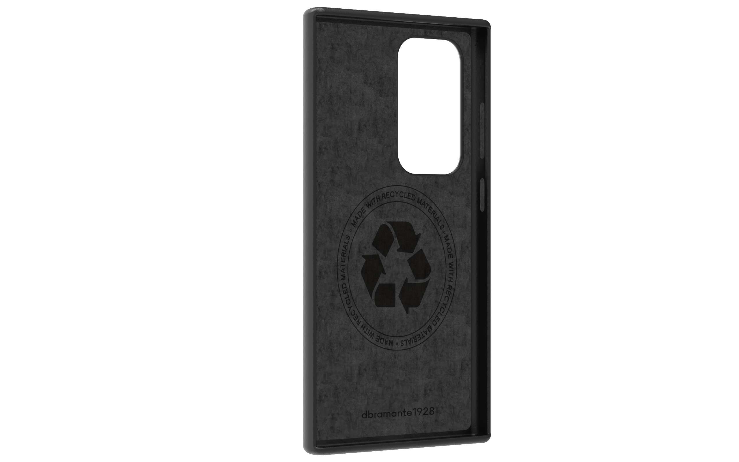 Samsung Galaxy S24 Ultra Echtleder Hardcase Hülle Roskilde Recycled (ROSUGTBL6047) - Schwarz