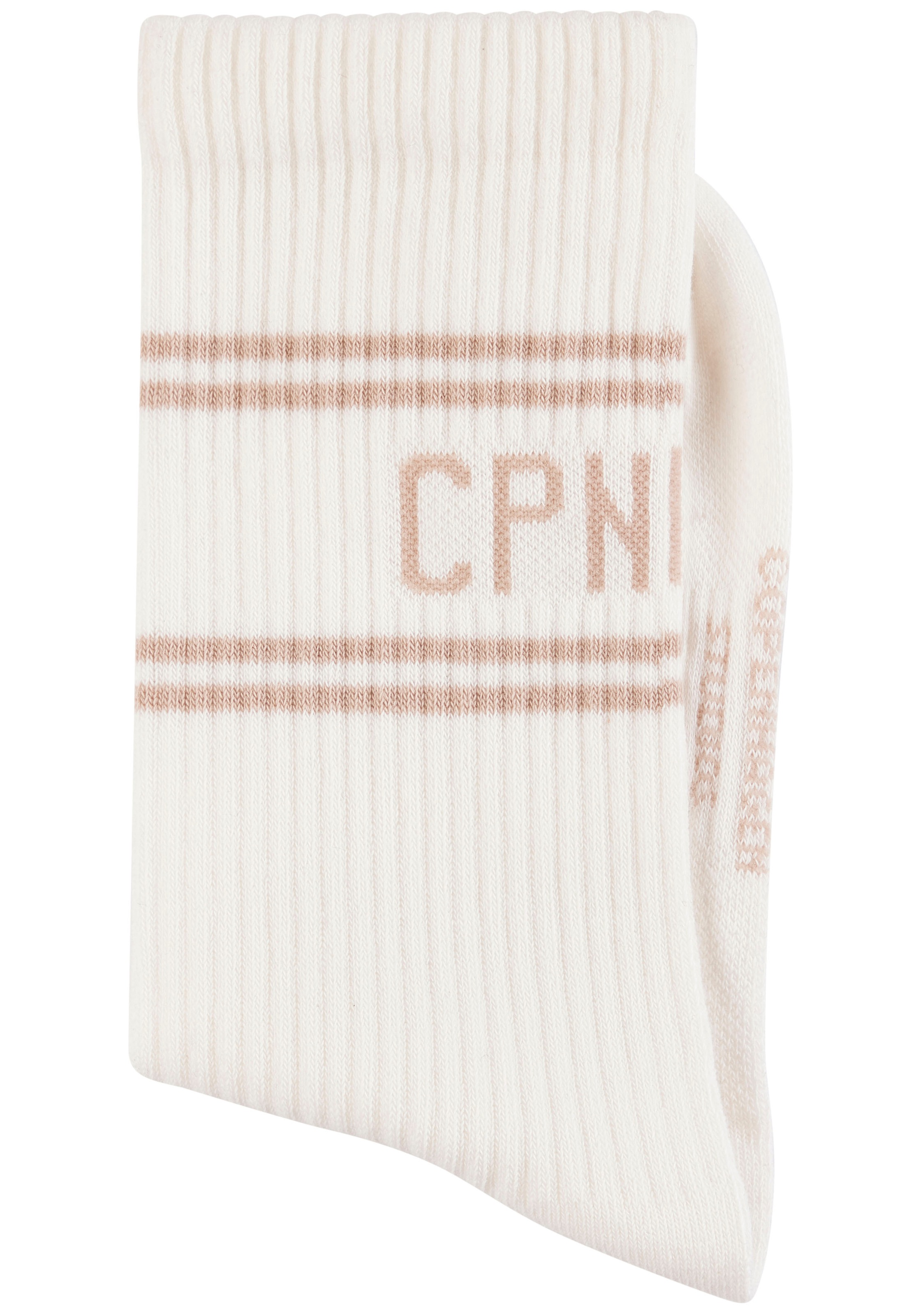 Copenhagen Studios Langsocken Packung, 2 Stk. tlg. mit Pikeé-Struktur unter der Sohle