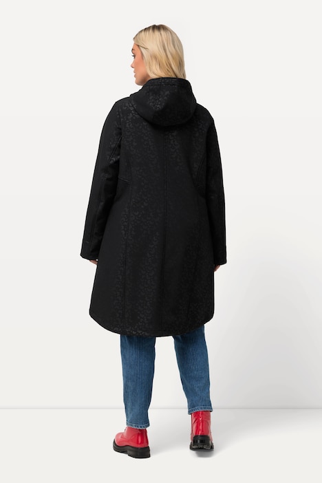 HYPRAR Softshell-Longjacke, wasserabweisend, Kapuze