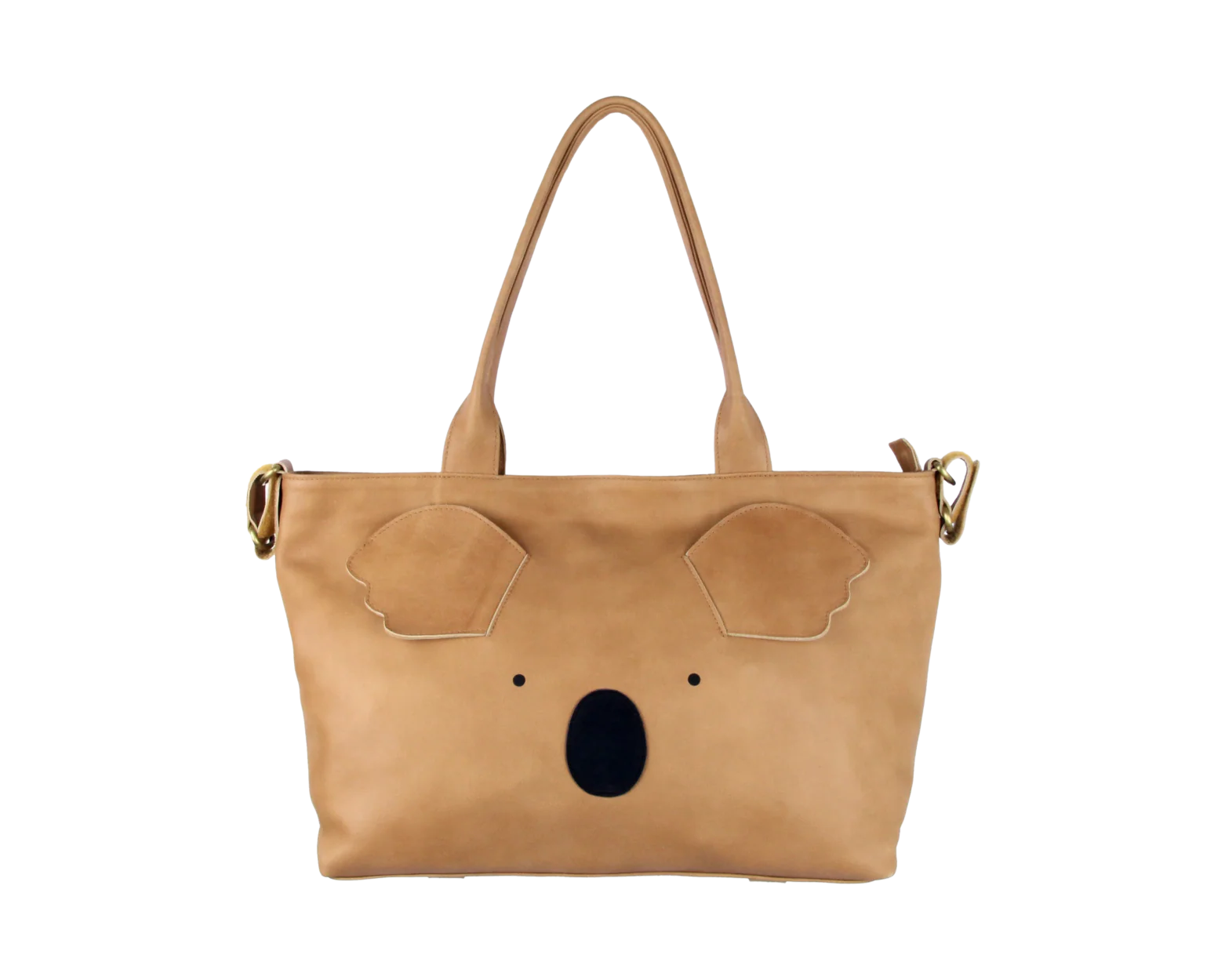 Fuji Diaper Bag | Koala | Nutmeg Leather