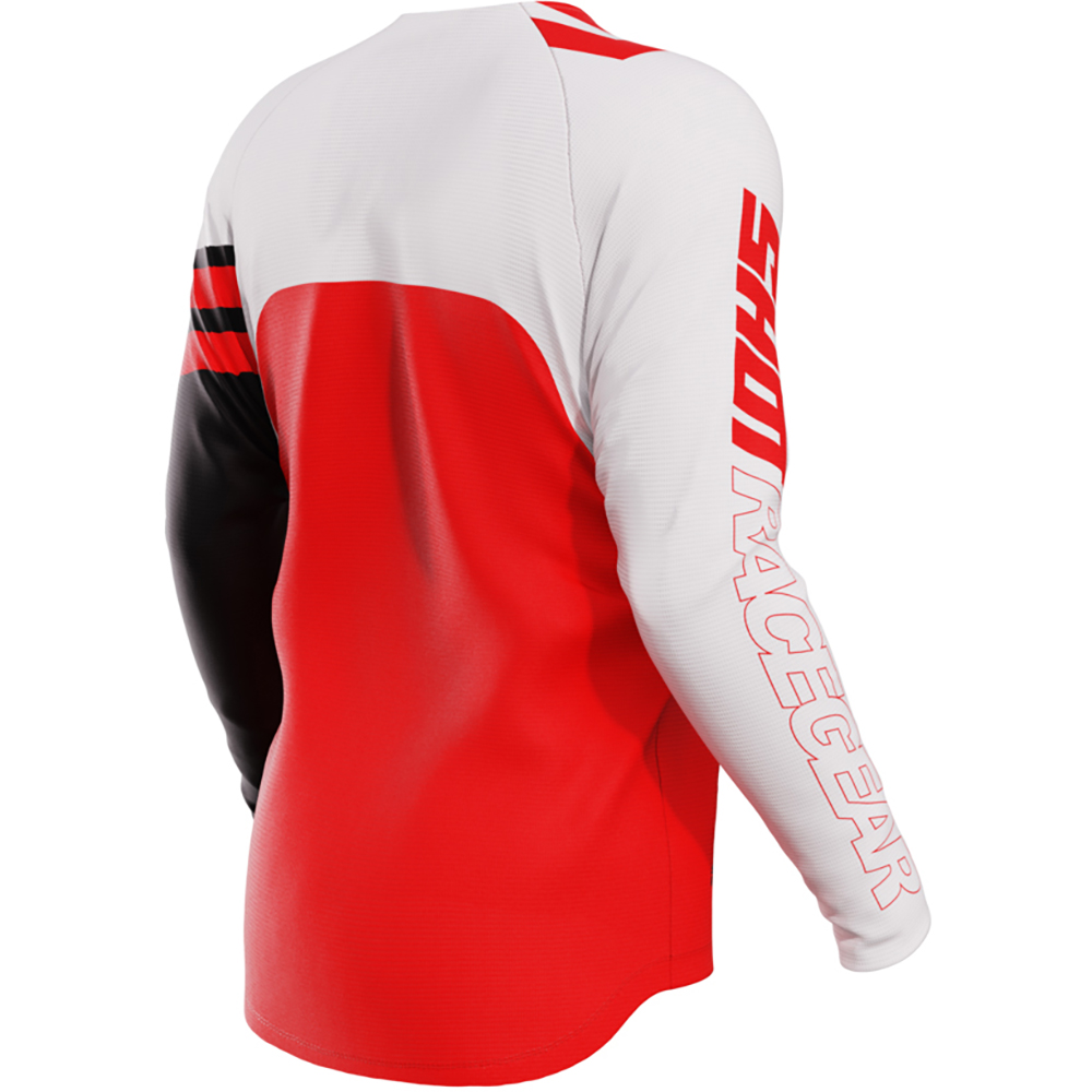 Shot - Maillot enfant Draw Kid Rush Rouge / Blanc / Noir