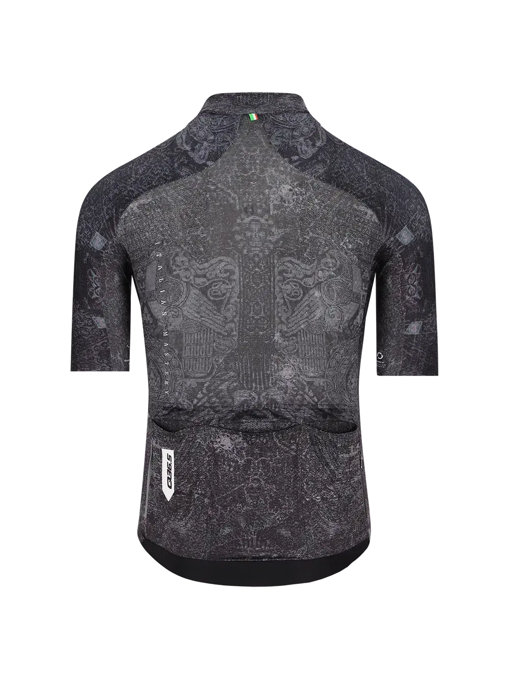 Q36.5 Gregarius Pro Damask Fietsshirt Korte Mouwen Zwart Heren