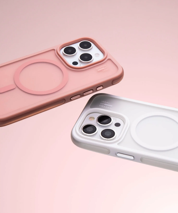 iPhone 16e / 15 MagSafe Silikon Hülle Case Recycled (IDBPCMS-I2361-408) - Blush Pink
