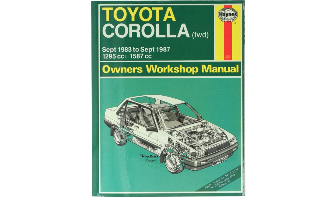 Reparationshåndbog Corolla 1,3+1,6 6/83-8/87