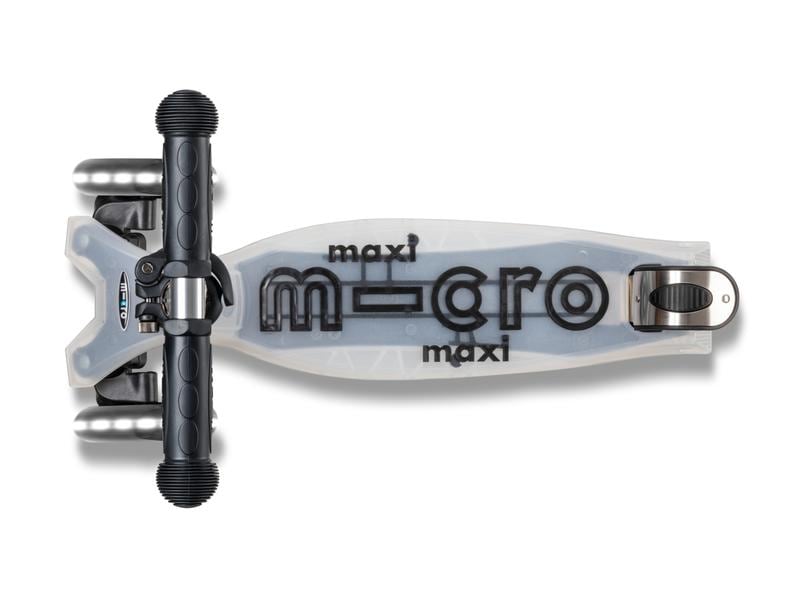 Micro Mobility Kickboard Deluxe Flux LED Neochrome Black Scooter