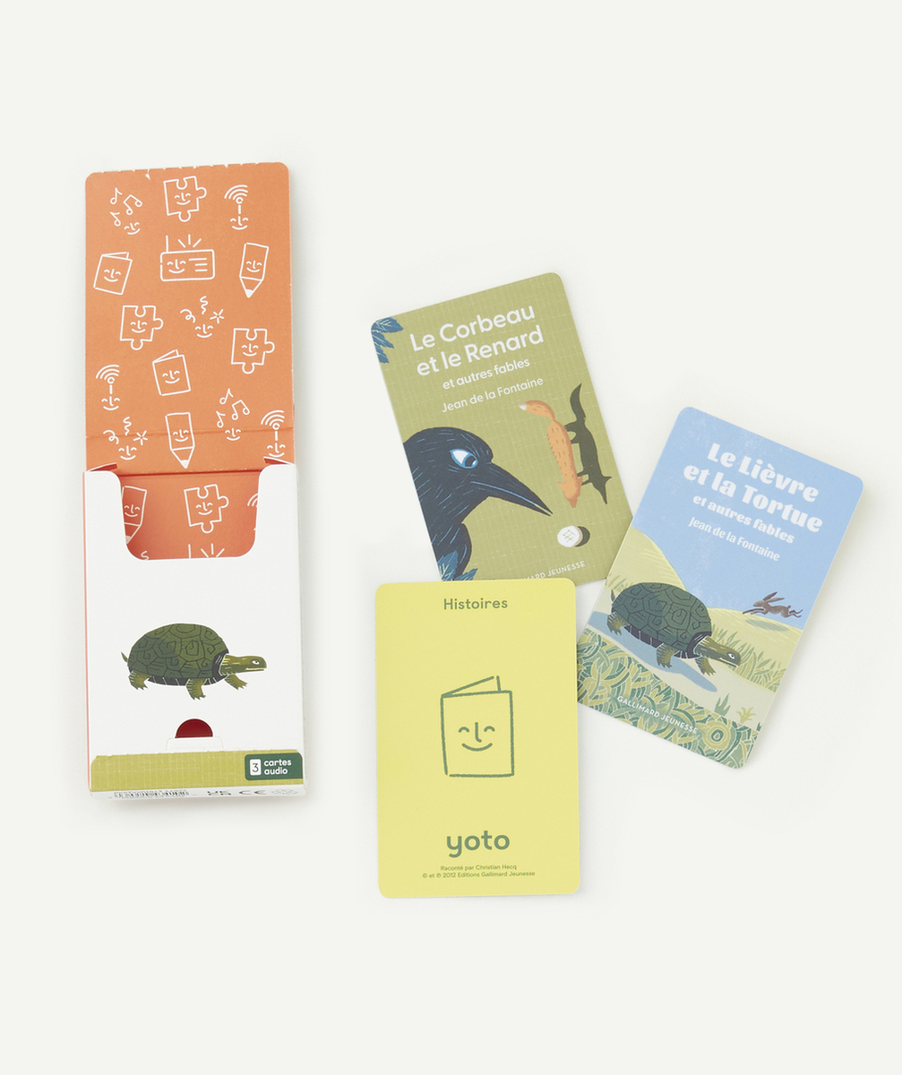 YOTOPACK DE 3 CARTES HISTOIRES AUDIO LES FABLES DE LA FONTAINE