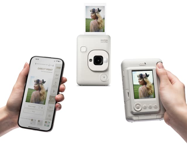 Fujifilm Instax Mini LiPlay instantkamera (hvid)