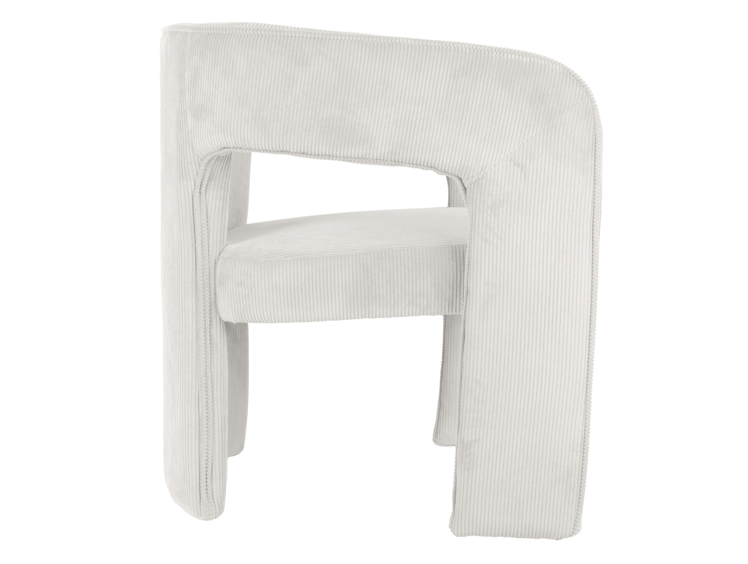 Chair Vigor corduroy white