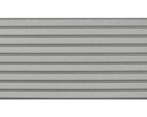 Konsta WPC terrasplank Masivo massief profiel geborsteld 26x145 mm (verkoop per meter van 1,00 m tot max. 6,00 m) grijs