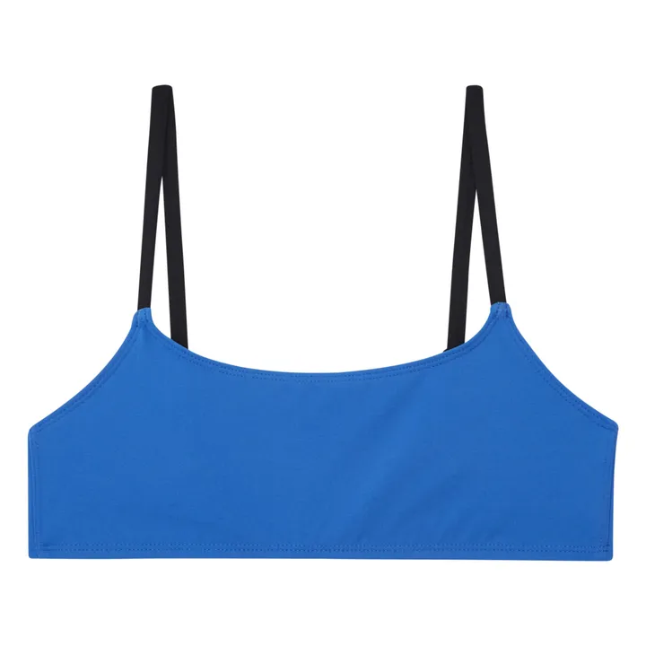 Miska Paris Haut de Maillot de Bain Bralette Bicolore | Bleu roi