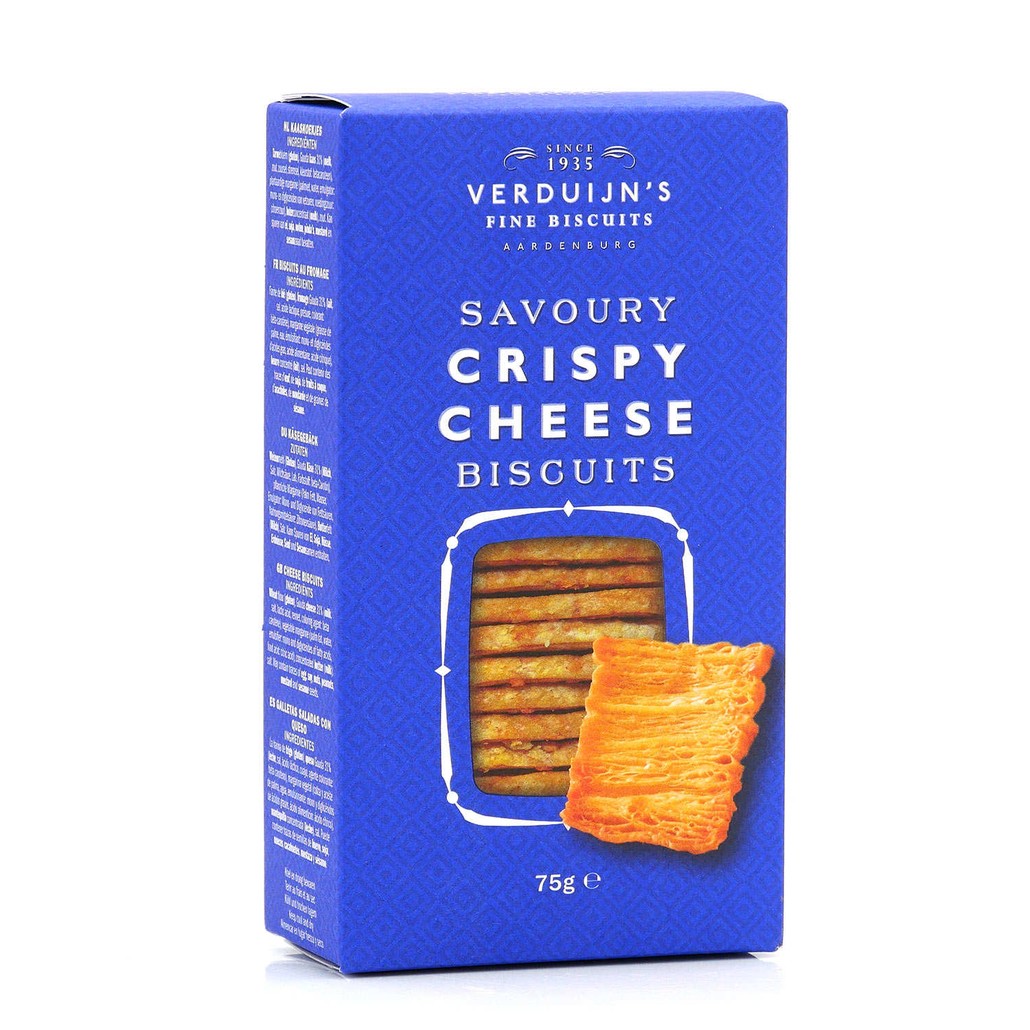 Biscuits apéritif hollandais feuilletés au gouda
