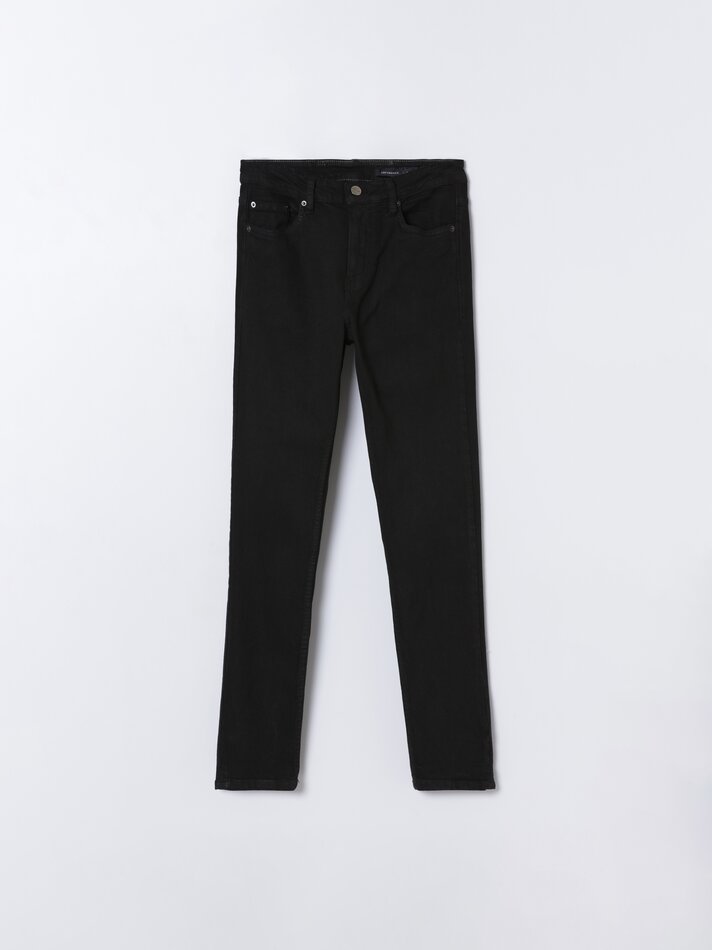 Calça jeans skinny - preta