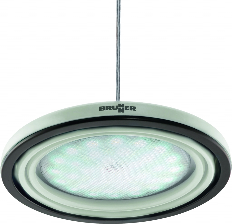 Brunner Syrma Fold-Away LED  Zelt- und Vorzeltlampe  grau