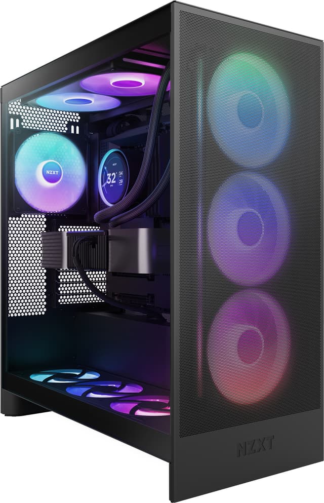NZXT F420RGB kabinet blæsere (sort)