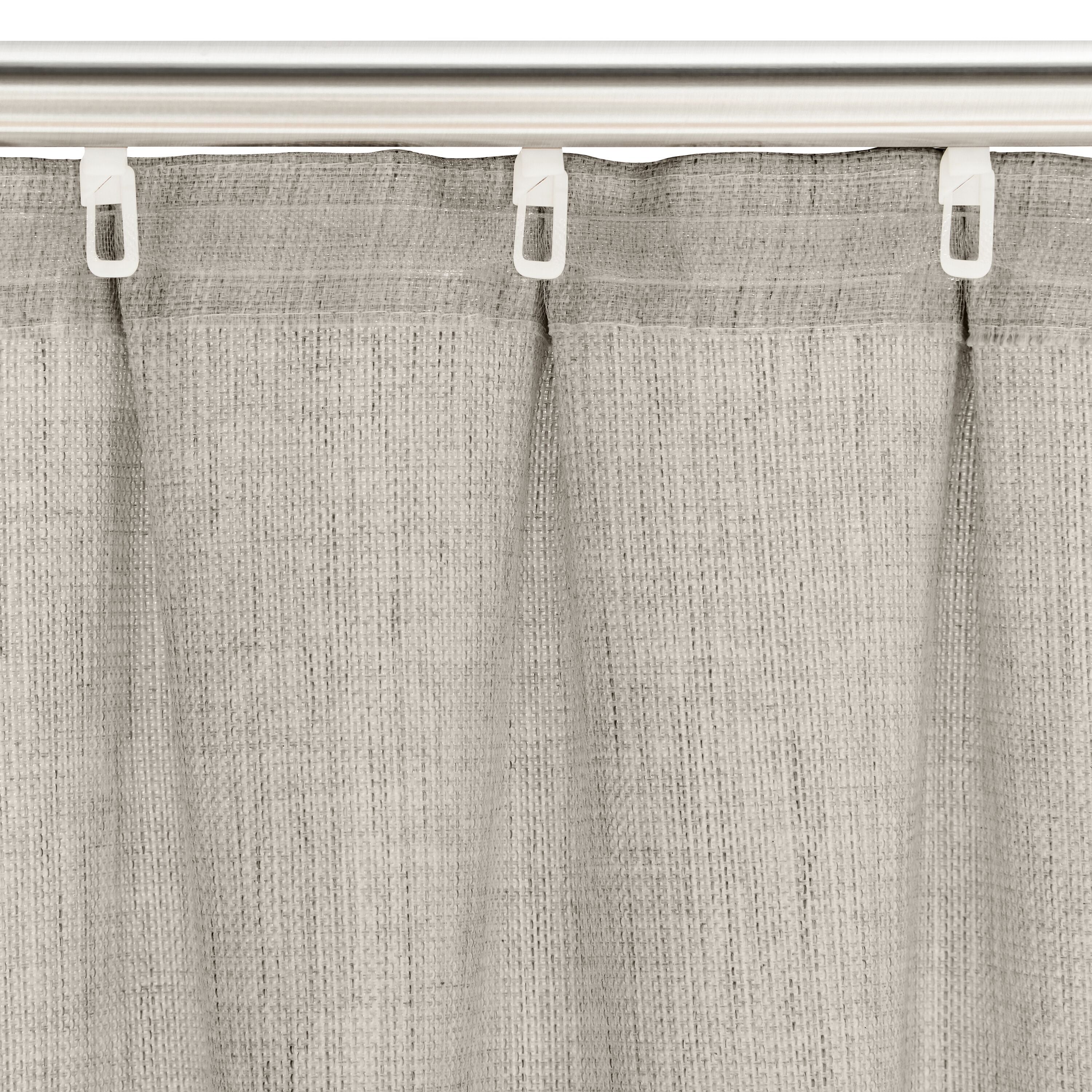 GREGORIO Fertigvorhang blickdicht - Grau / B: 150.0 cm x H: 270.0 cm