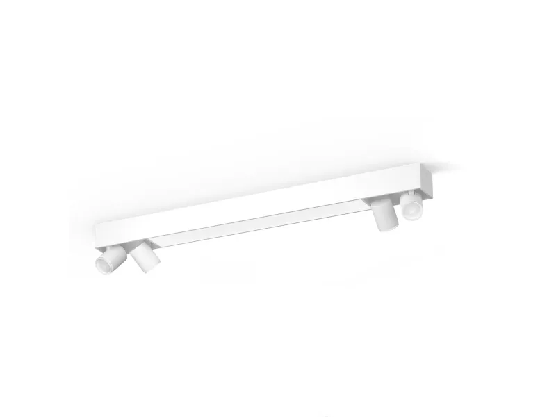 Philips Hue White and Color Ambiance Centris - Loftsspotlys og lysbarresæt - LED - GU10 - total: 40 W - klasse G - 2000-6500 K - hvid