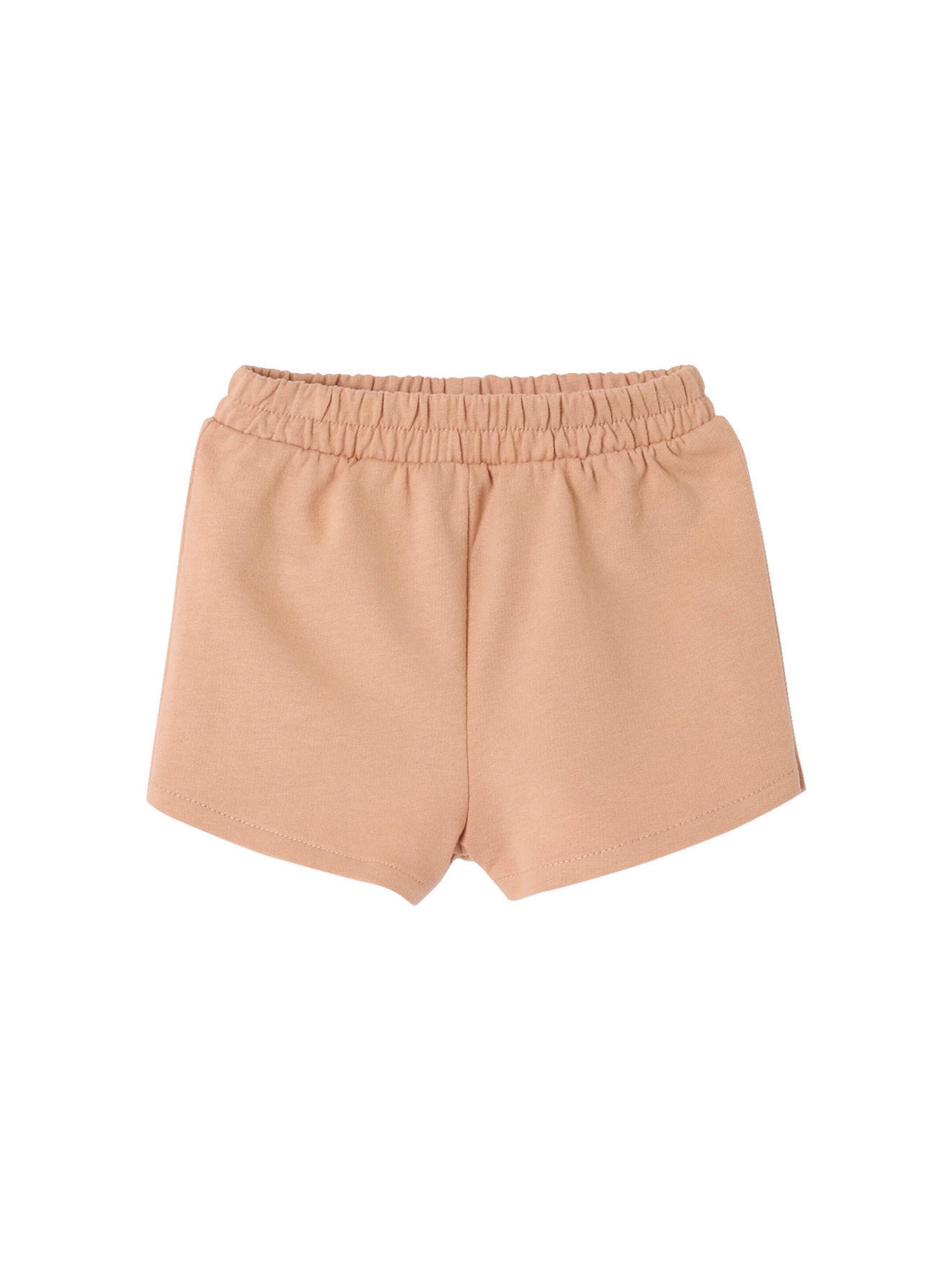 Vertbaudet Bio-Kollektion: 2er-Pack Baby Shorts aus leichter Sweatware tonfarben